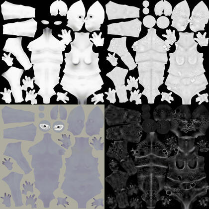 Meat monster's textures